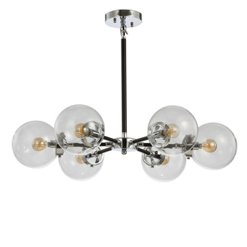 Caleb 28" Brass Cluster Pendant - JONATHAN Y